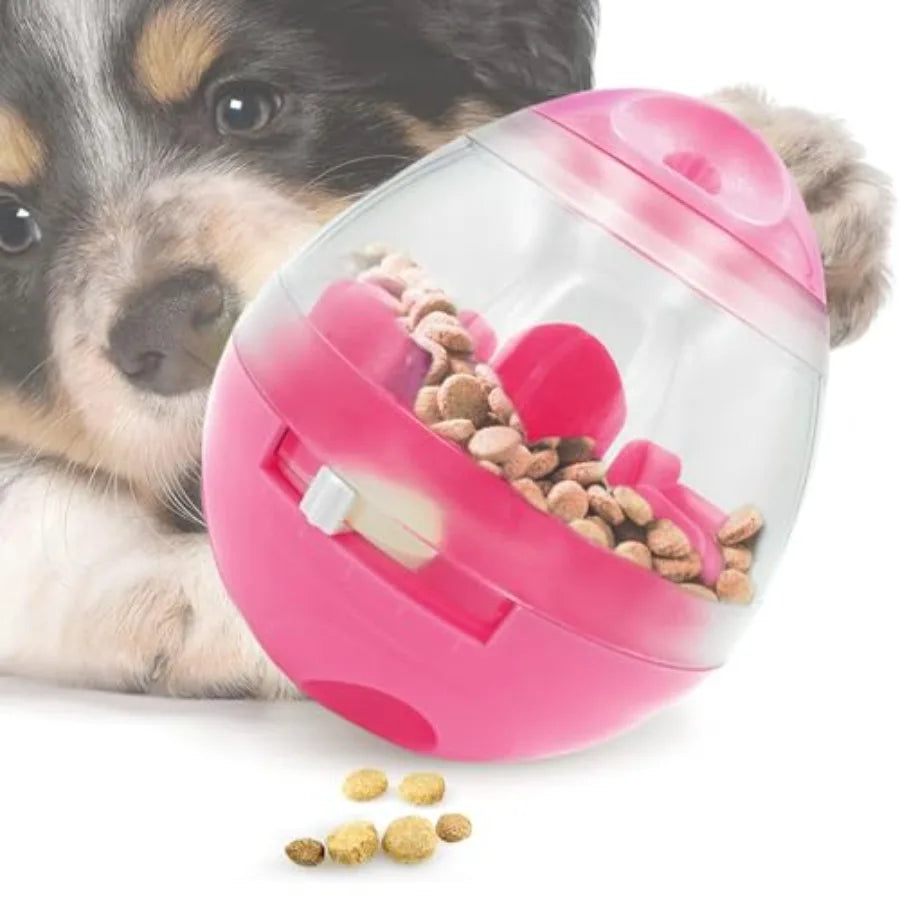 Interactive Treat Ball Slow Feeder for Puppies Dogs and Cats