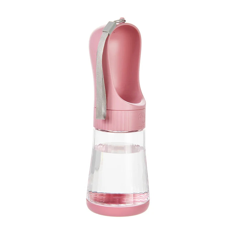 Portable Dog Water Bottle Dual Food Container Travel Dispenser