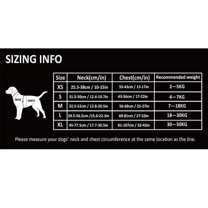 TRUELOVE Reflective Adjustable No Pull Dog Harness for Walking Safety