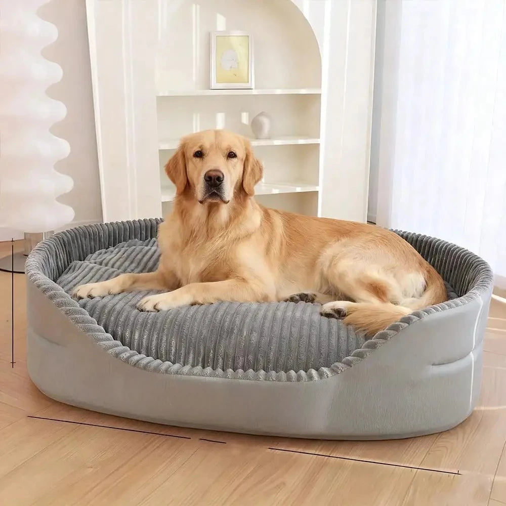 Durable Machine Washable Cotton Pet Bed For Indoor Pets