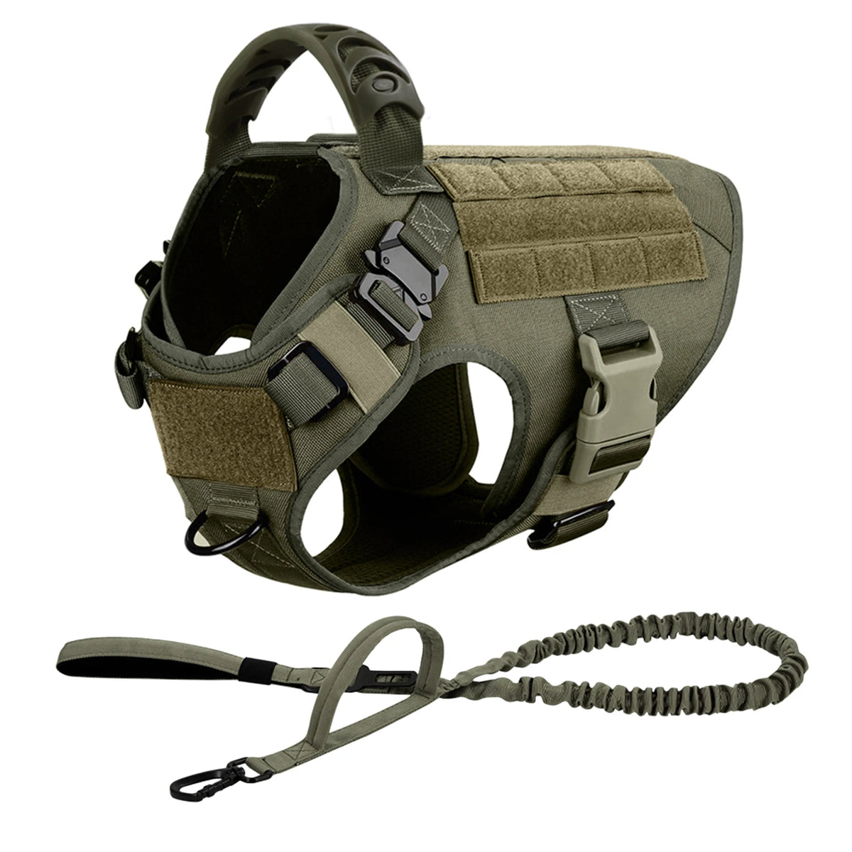 PETRAVEL Padded Nylon Dog Harness And Leash Set Quick Release