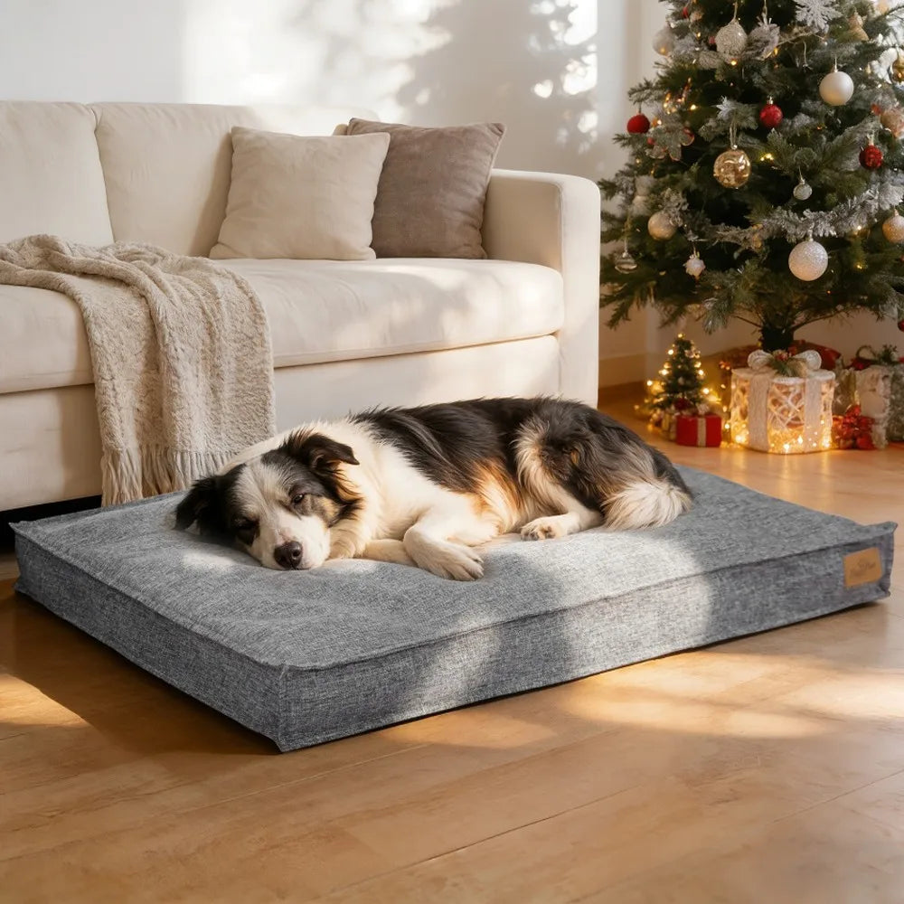 Borwart Removable Cover Calming Dog Bed With Waterproof Lining
