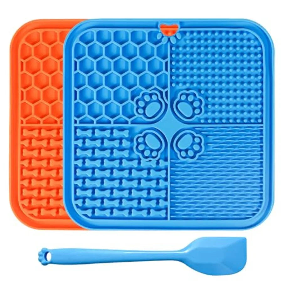Stainless Steel Dog Lick Mat With Suction Cups For Pet Anxiety