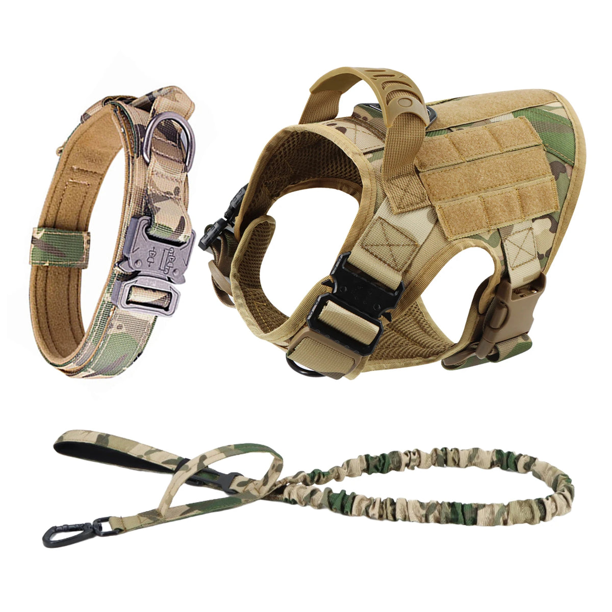 PETRAVEL Padded Nylon Dog Harness And Leash Set Quick Release