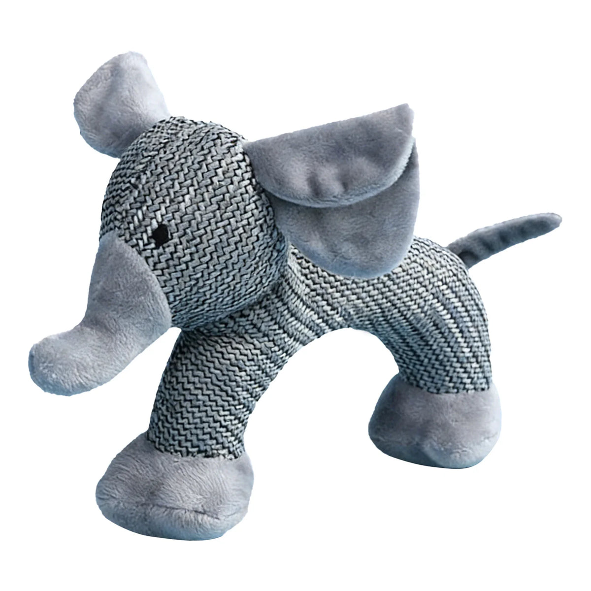 Durable Squeaky Plush Puppy Toy With Wear Resistant Linen Cover