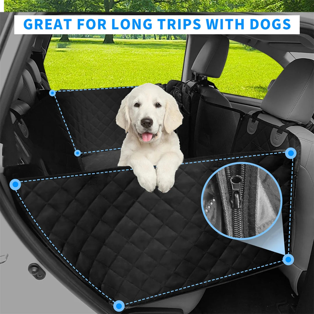 BINGOPAW Waterproof Dog Car Seat Cover Back Seat Travel Hammock
