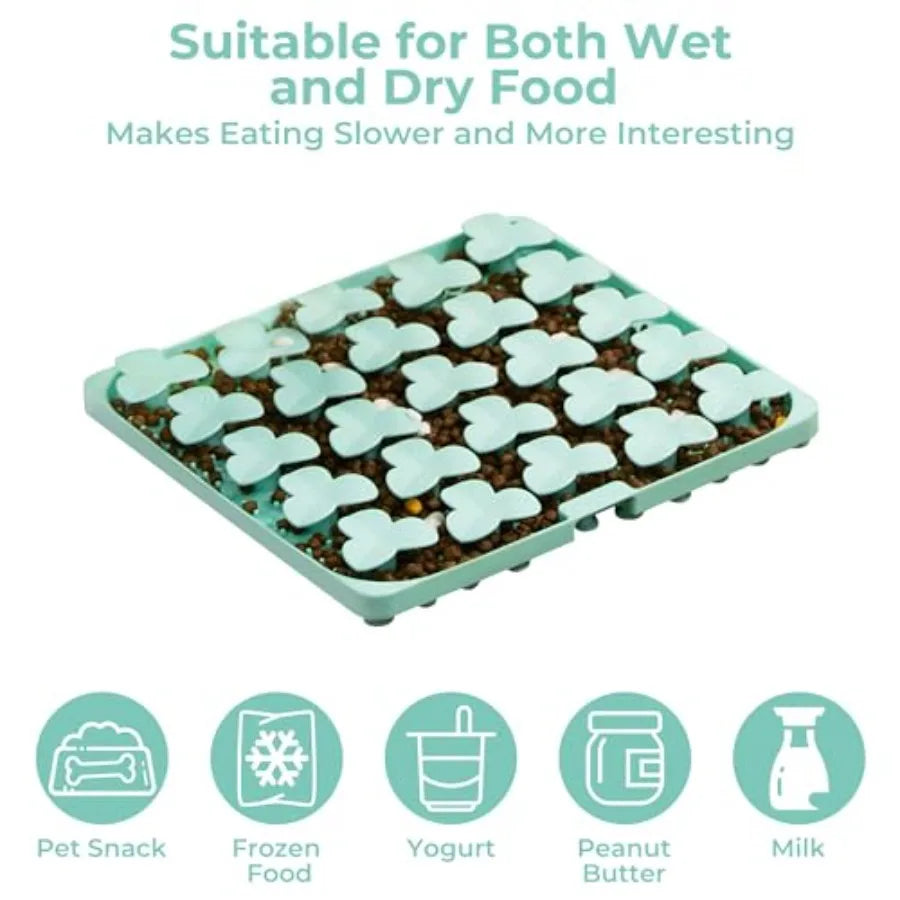 Stainless Steel Slow Feeder Bowl For Dogs Encourages Mindful Eating