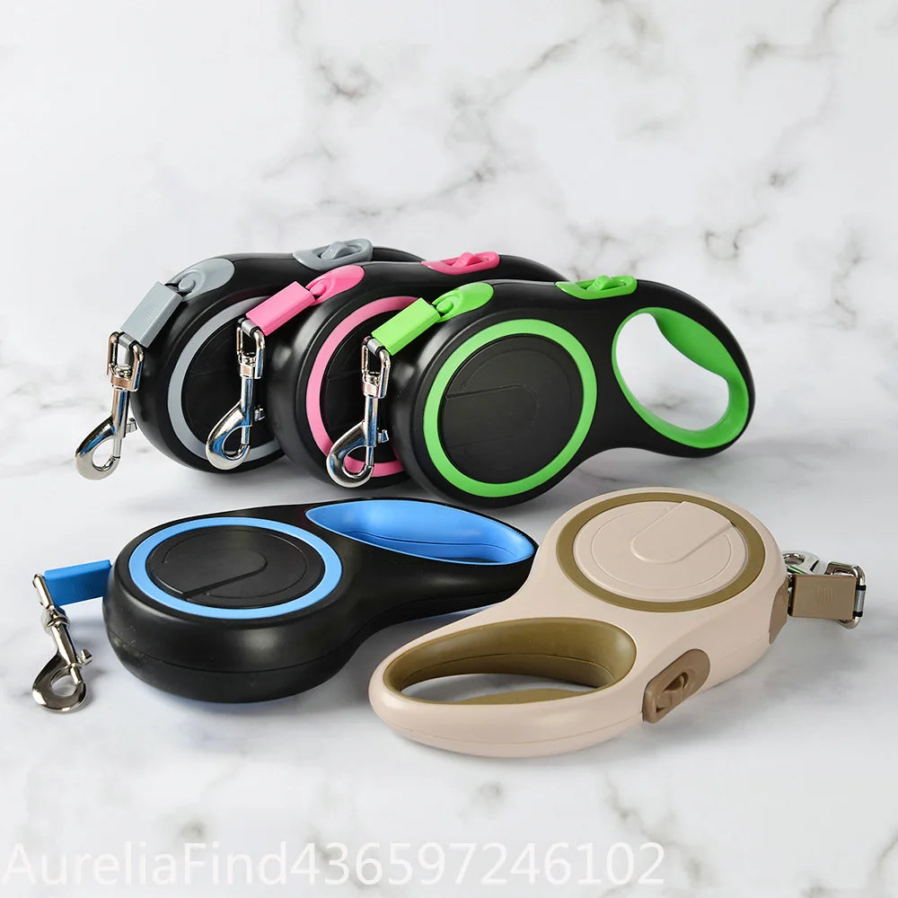 Heavy Duty Automatic Retractable Dog Leash For Outdoor Walking