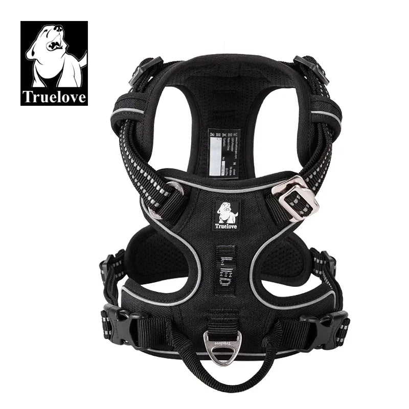 TrueLove Reflective No Pull Dog Harness For Walking And Travel