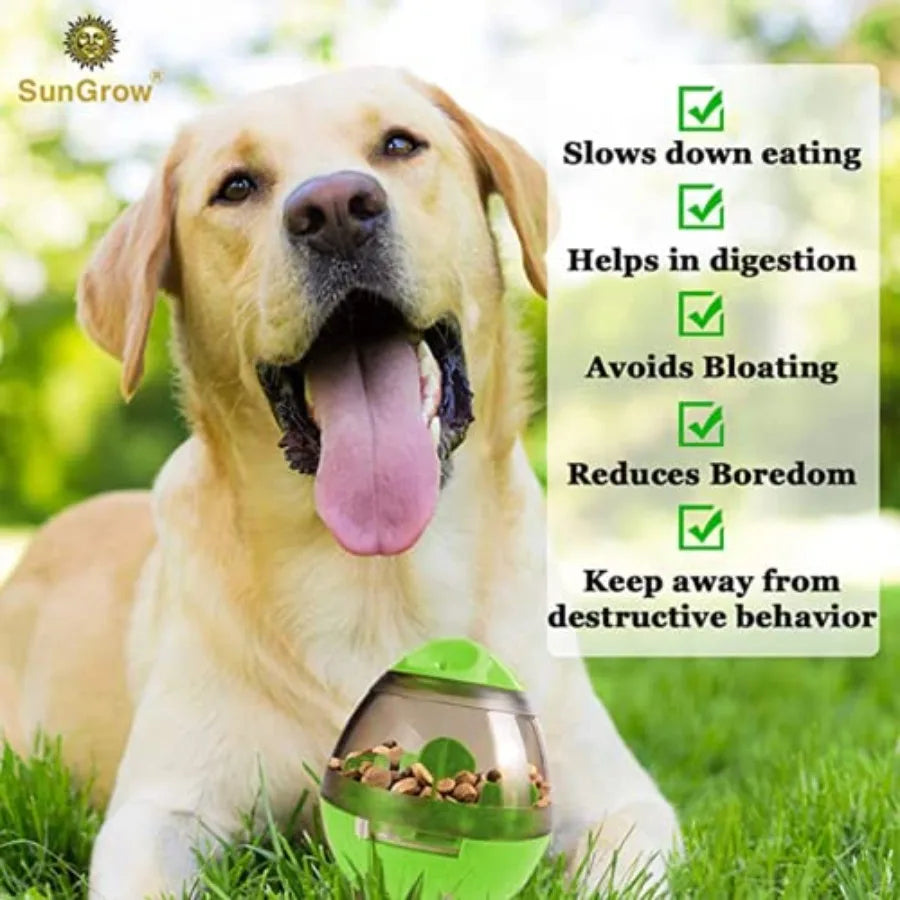 Interactive Treat Ball Slow Feeder for Puppies Dogs and Cats