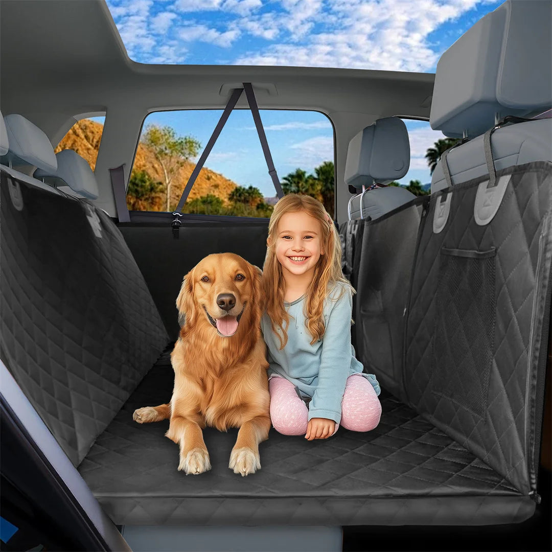 BINGOPAW Waterproof Dog Car Seat Cover Back Seat Travel Hammock
