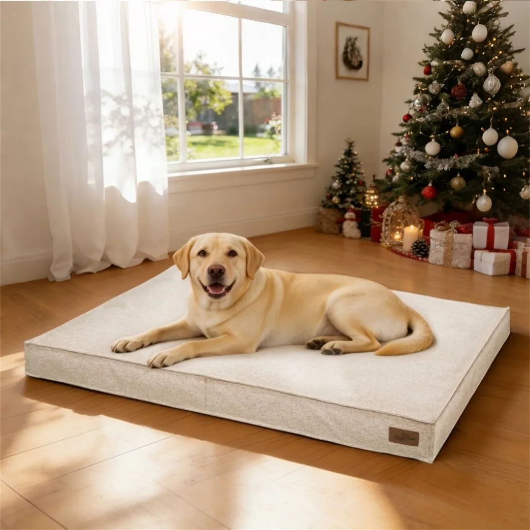 Borwart Removable Cover Calming Dog Bed With Waterproof Lining