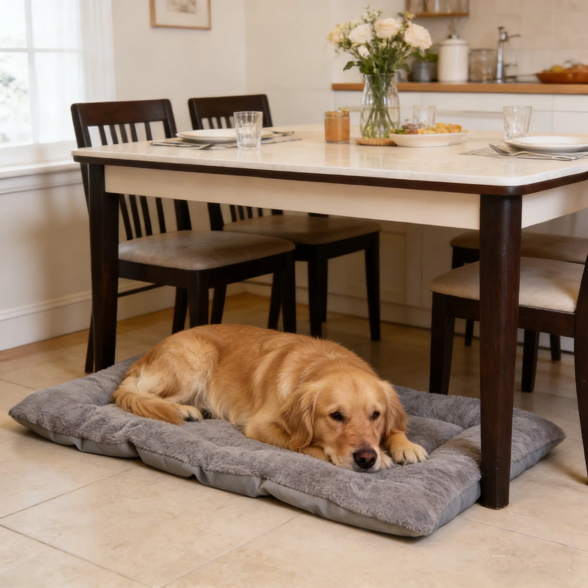 Plush Cotton Pet Bed Comfortable Dog Mat For Travel