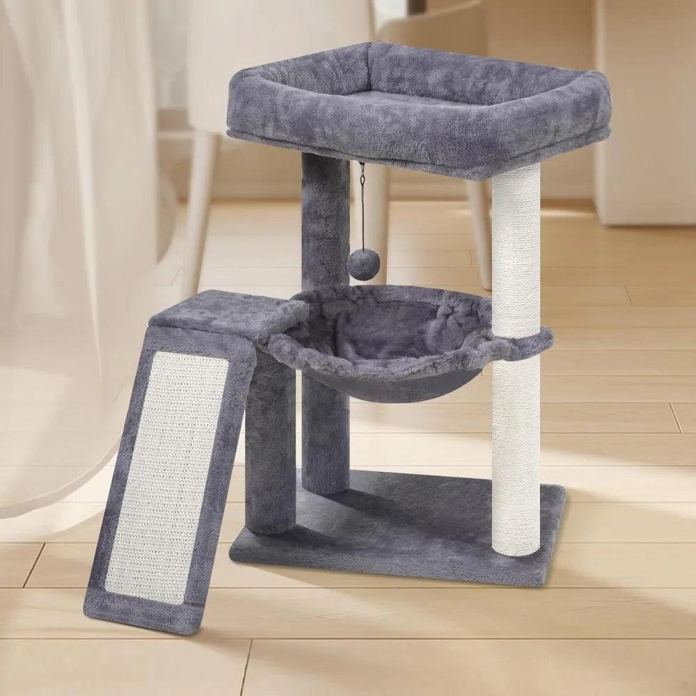 NBVCX Cat Tree Tower Scratching Posts Hammock for Indoor Cats