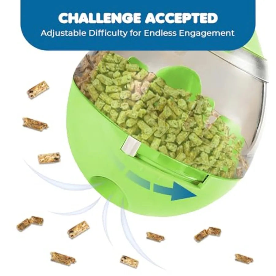 Interactive Pet Treat Ball Slow Feeder for Dogs and Cats