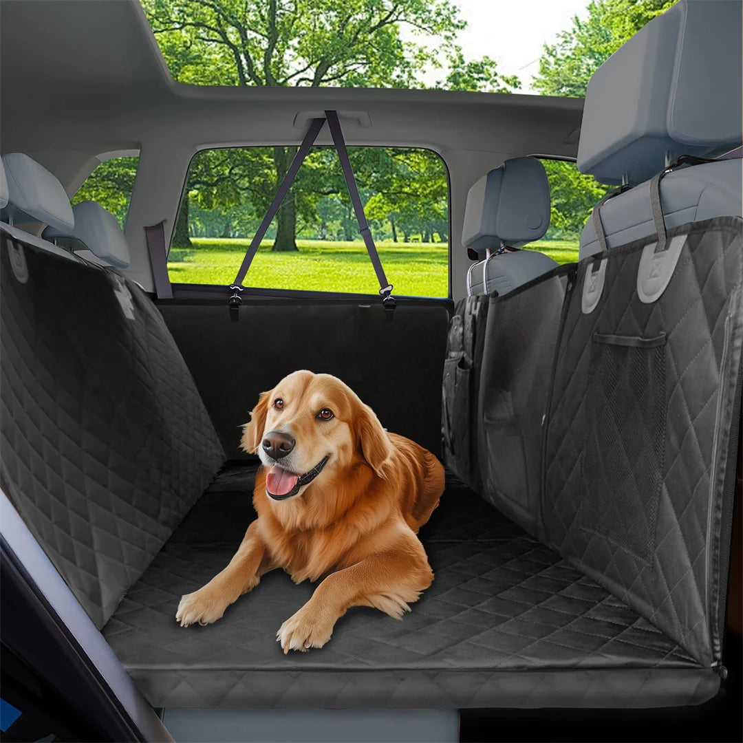 BINGOPAW Waterproof Dog Car Seat Cover Back Seat Travel Hammock