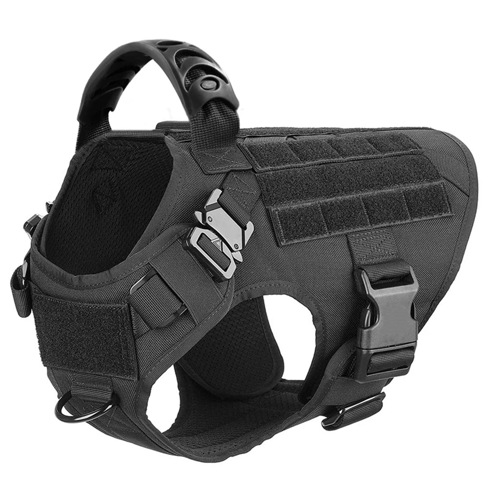 PETRAVEL Padded Nylon Dog Harness And Leash Set Quick Release