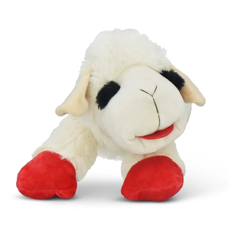 Lamb Chop Plush Dog Toy With Squeaker For Playtime