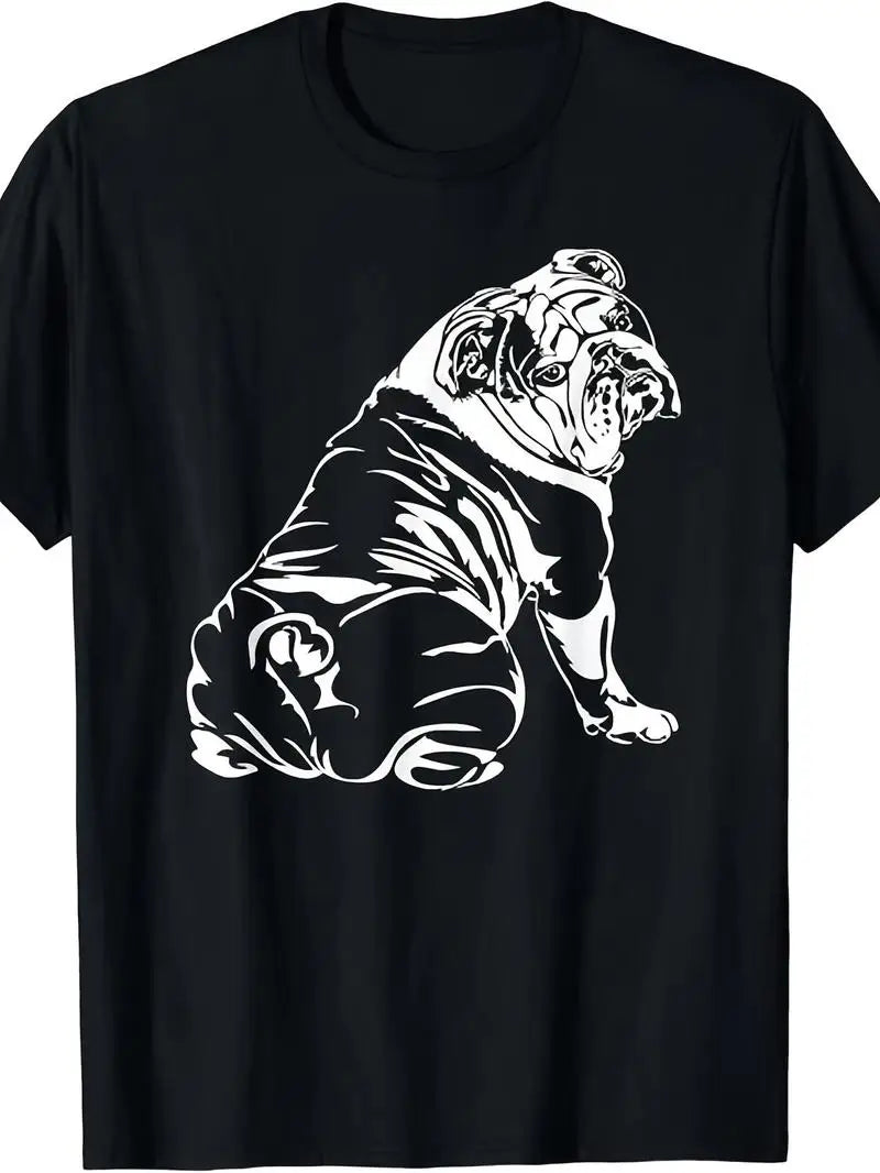 Funny English Bulldog Graphic T Shirt For Dog Lovers