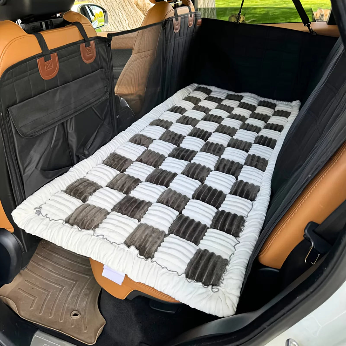 CWV Waterproof Coral Fleece Dog Bed Mat Car Seat Cover