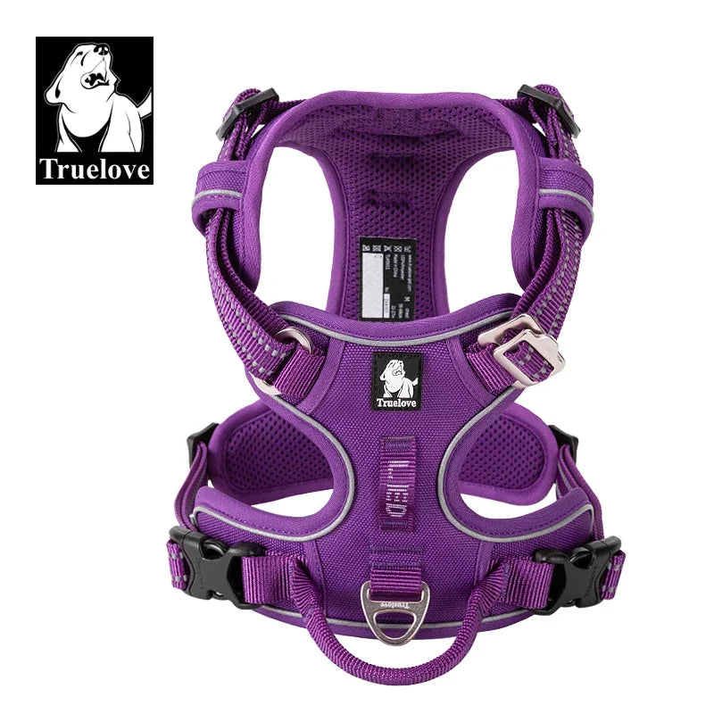 Truelove Reflective No Pull Adjustable Dog Harness for Walking and Training