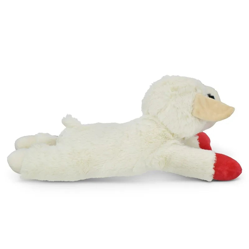 Lamb Chop Plush Dog Toy With Squeaker For Playtime