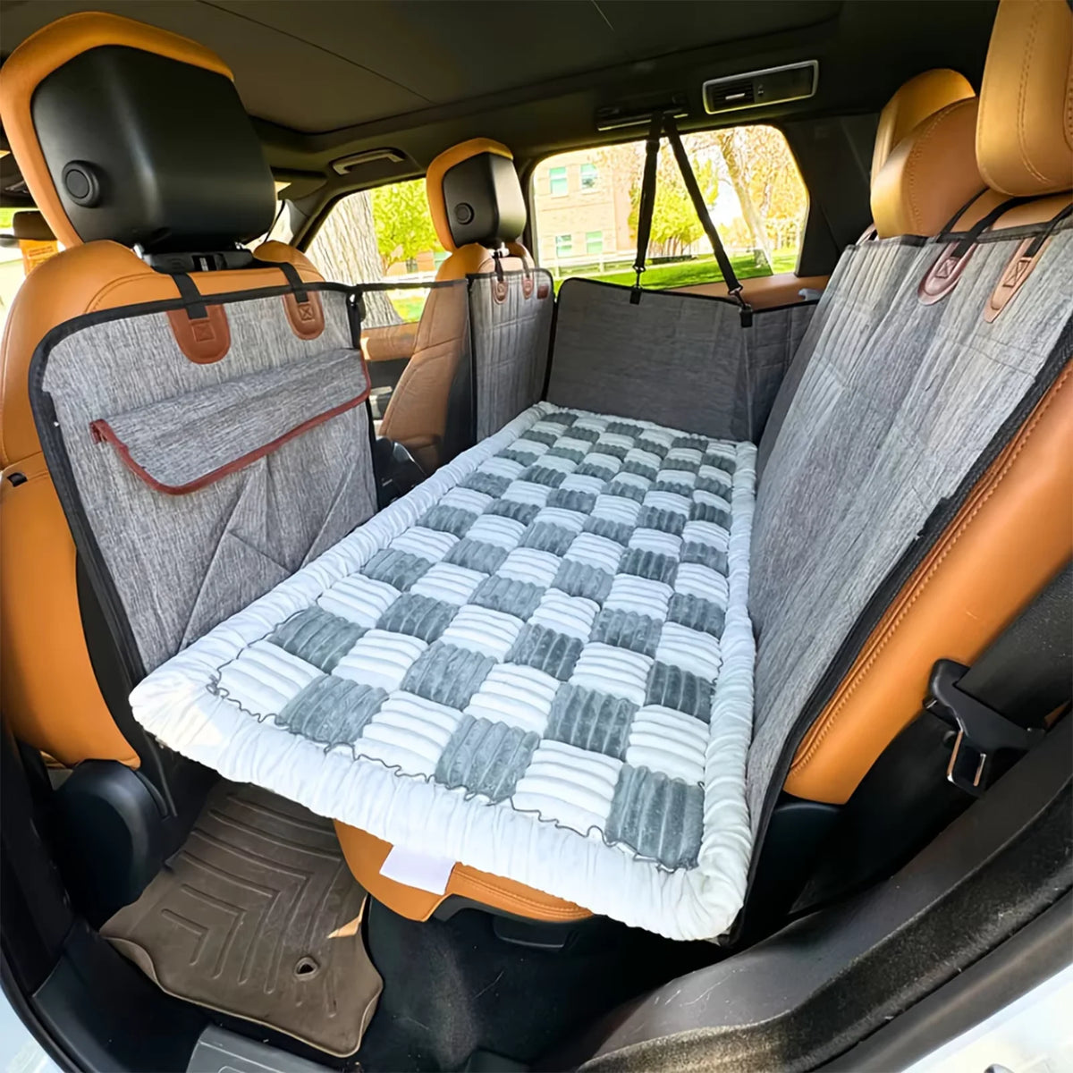 CWV Waterproof Coral Fleece Dog Bed Mat Car Seat Cover