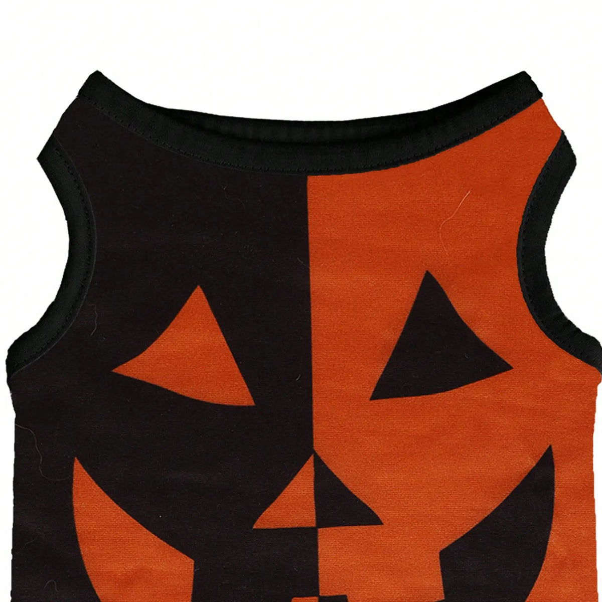Funny Pumpkin Print Dog Shirt For Holiday Parties And Festivals