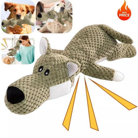 Durable Interactive Squeaky Dog Chew Toy For Aggressive Chewers