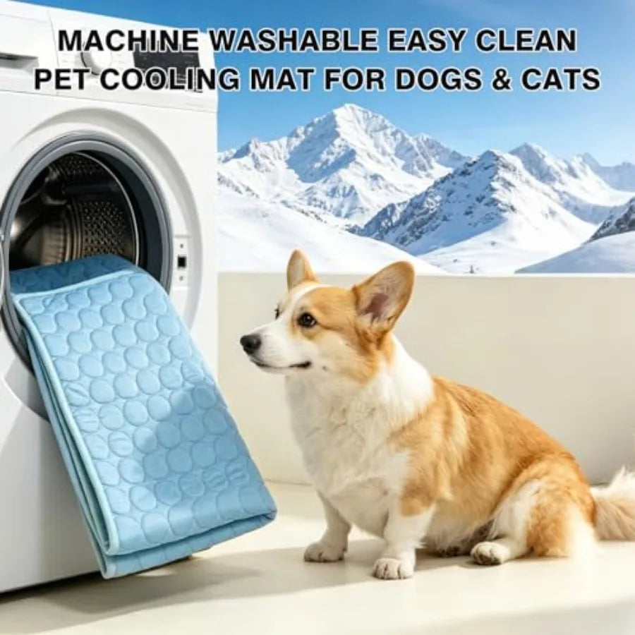 Premium Breathable Dog Cooling Mat With Durable Washable Design