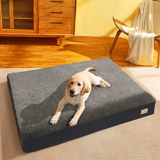Orthopedic Memory Foam Dog Bed With Washable Cover