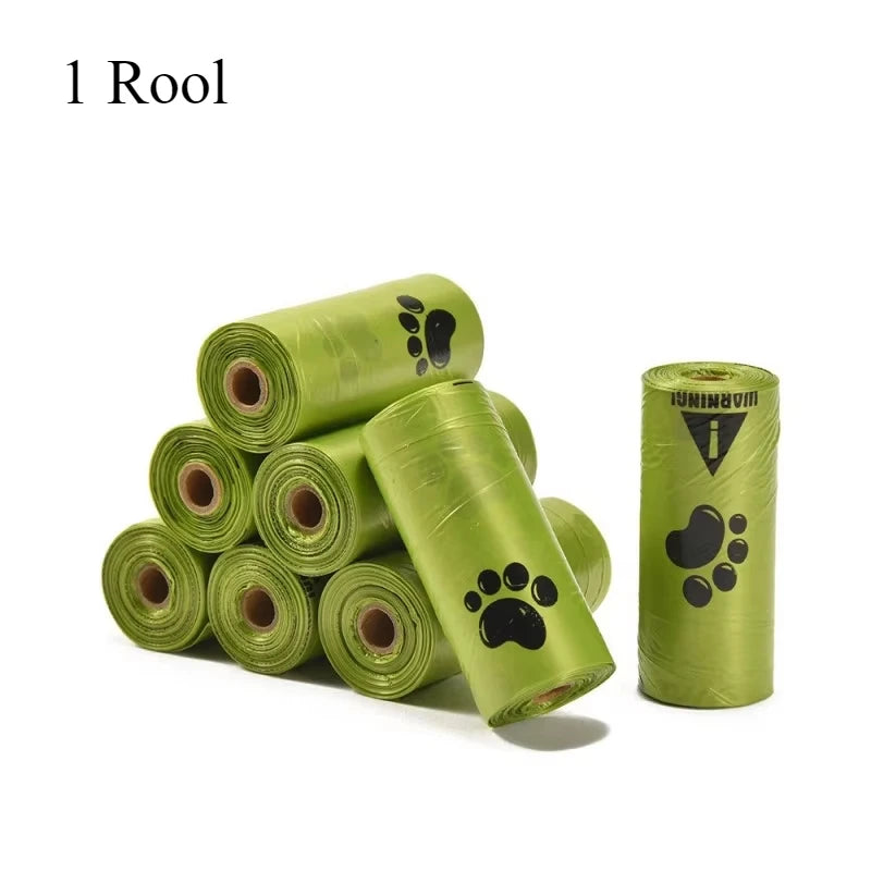Extra Thick Leak Proof Pet Waste Bags With Paw Prints