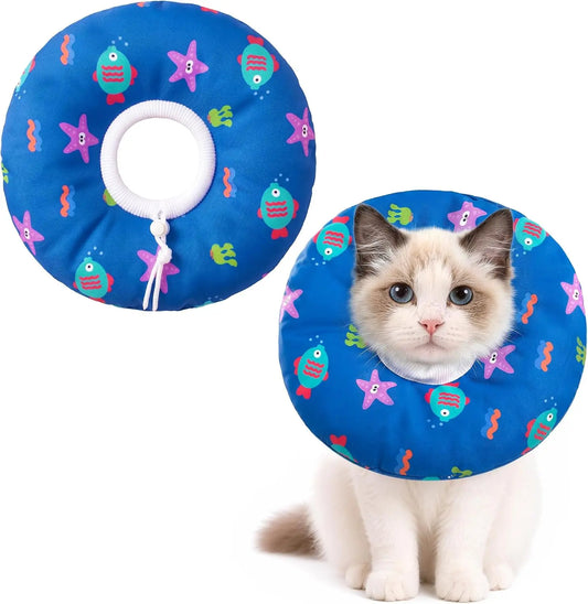 Soft Waterproof Cat Recovery Collar for Post Surgery Healing Support