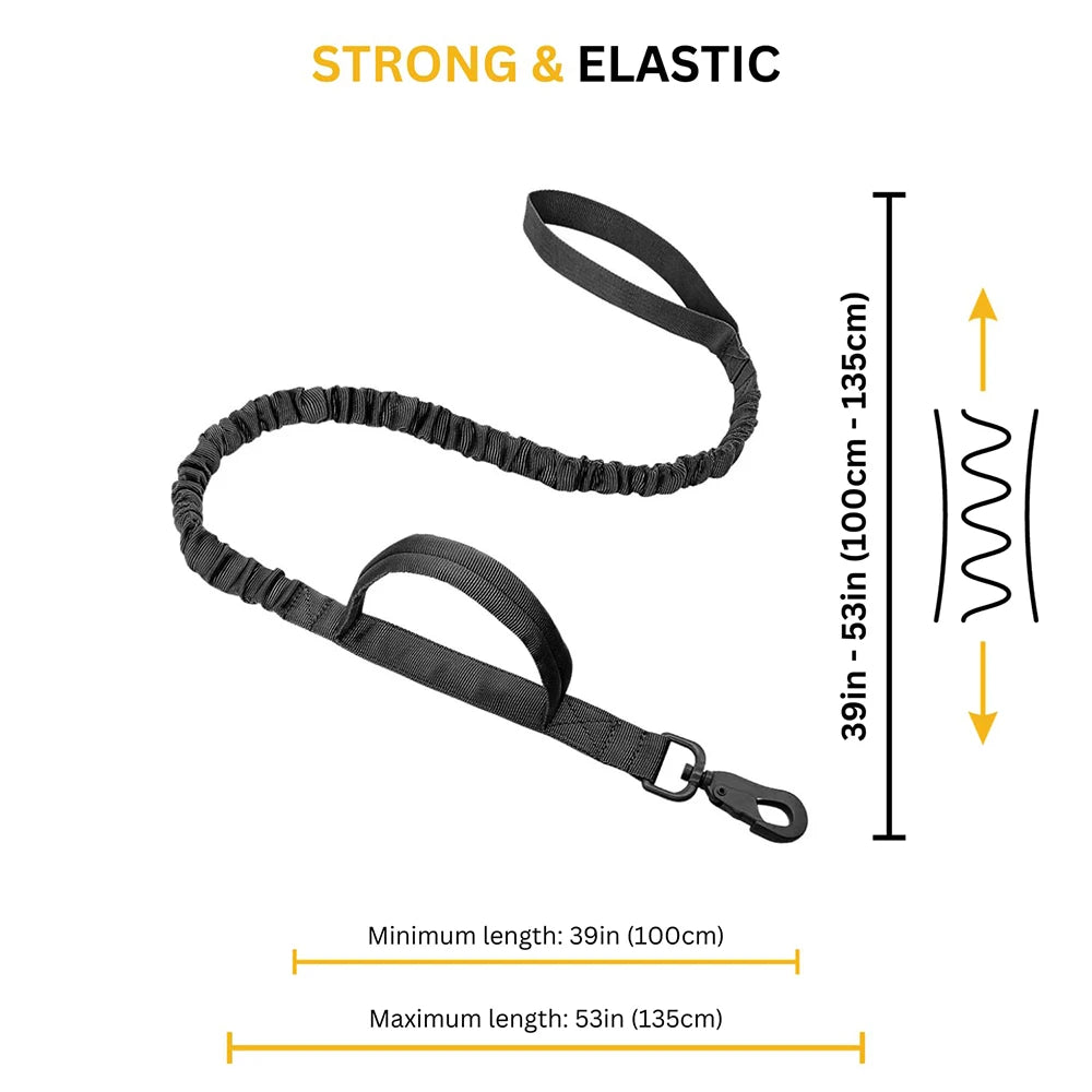 Petravel Padded Tactical Dog Harness With Leash Set