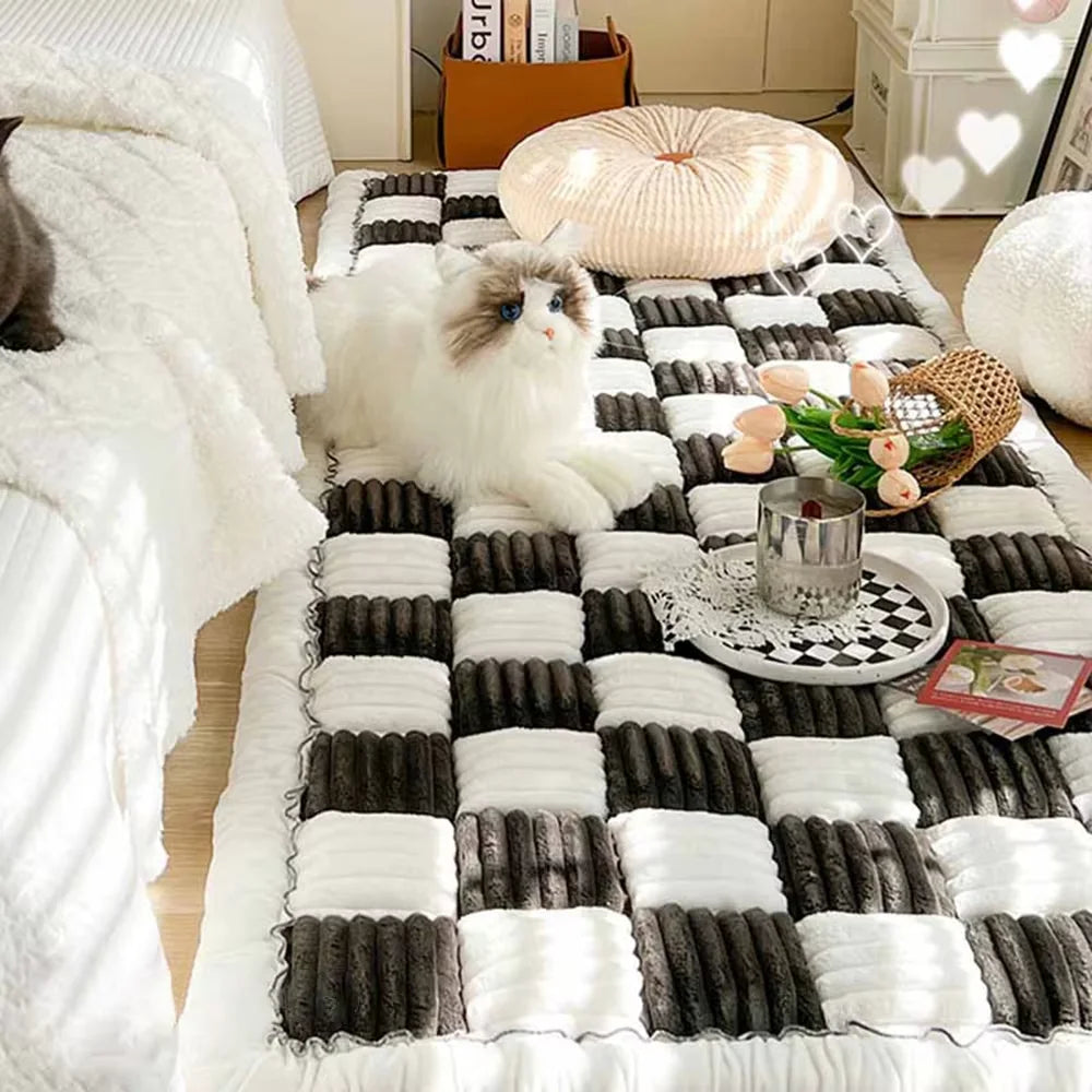 CWV Waterproof Coral Fleece Dog Bed Mat Car Seat Cover