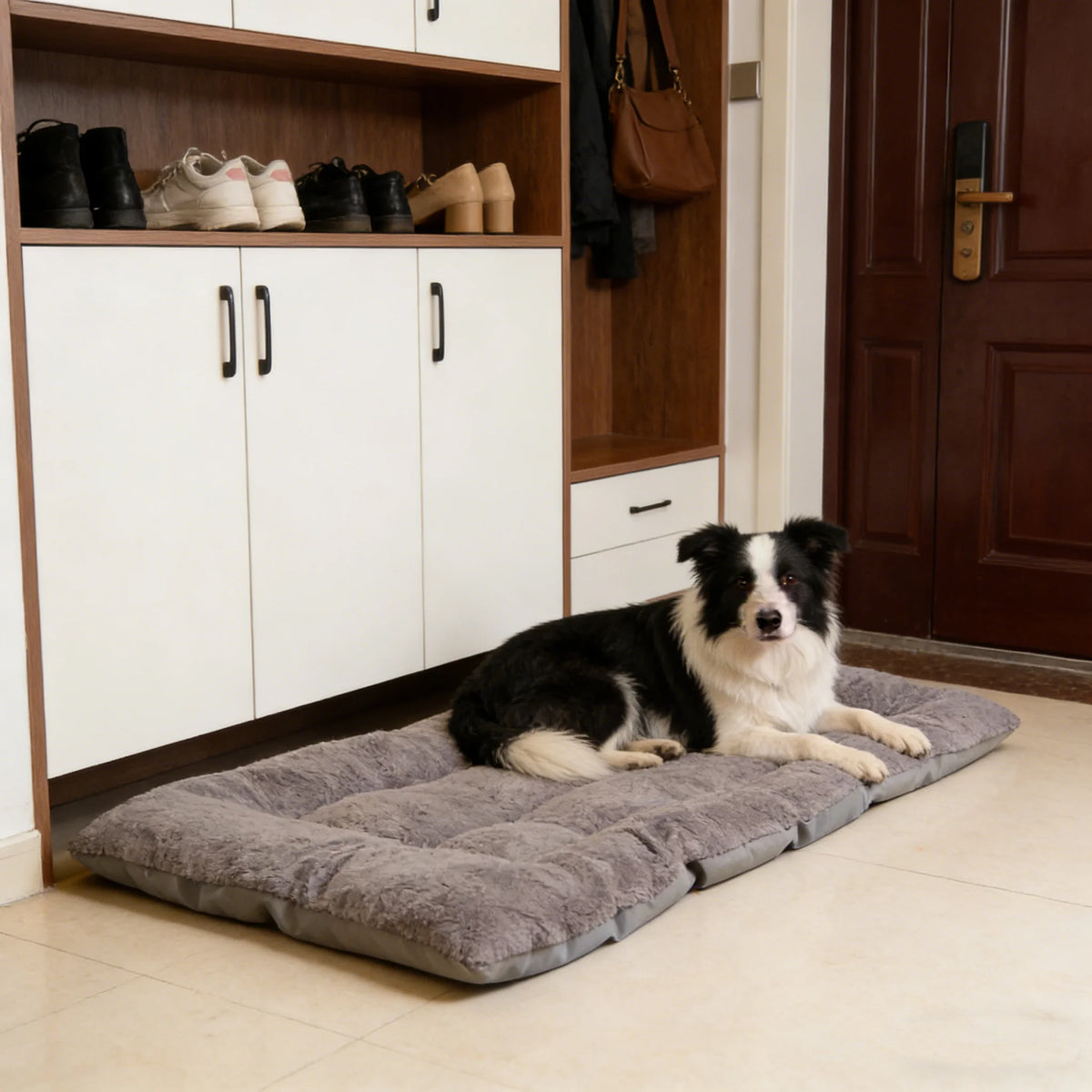 Plush Cotton Pet Bed Comfortable Dog Mat For Travel
